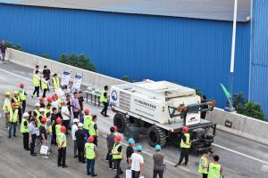 常州市道路预防性养护观摩现场 OD注册大厅新技术“零距离”呈现